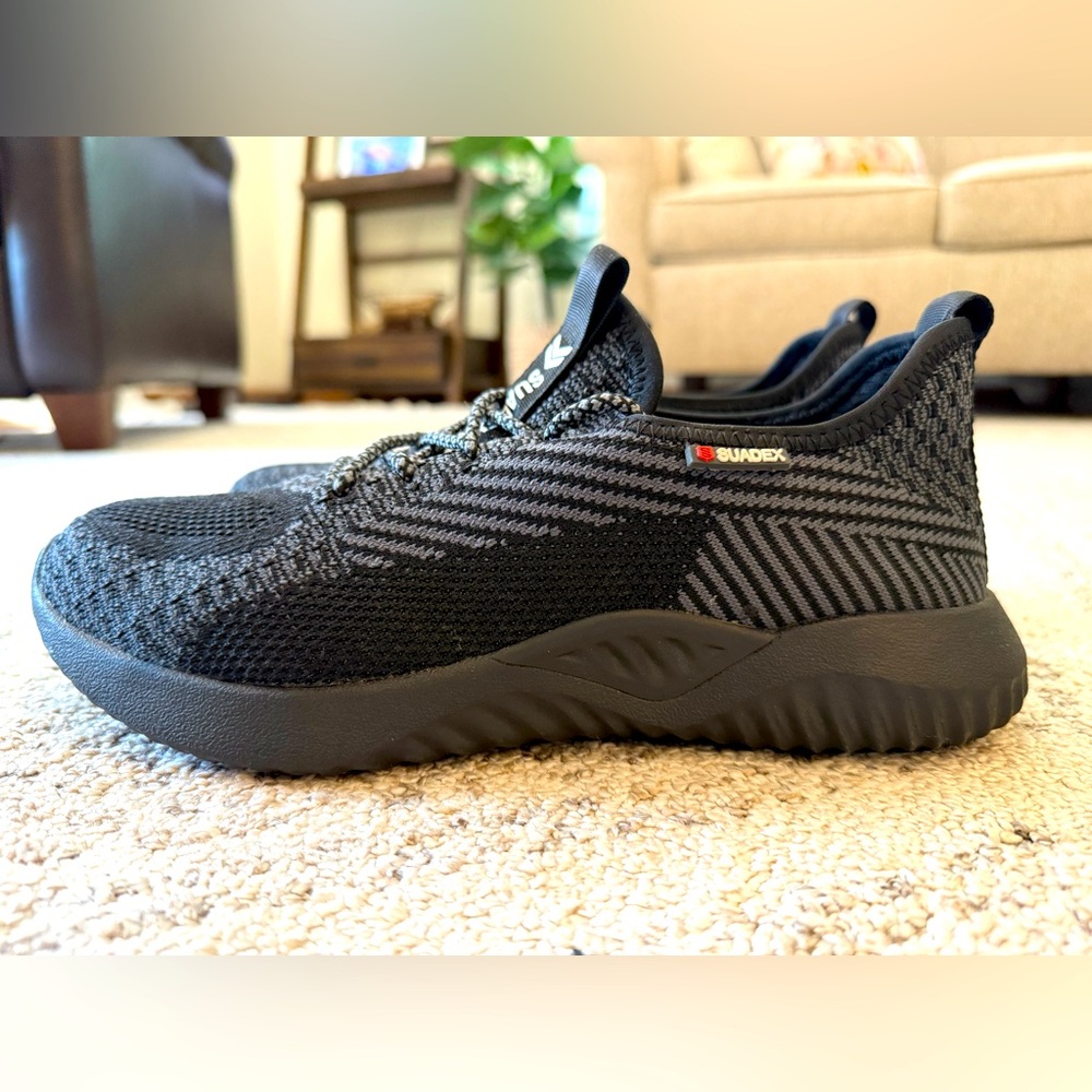 Suadex Steel Toe Womens Black Work Shoe